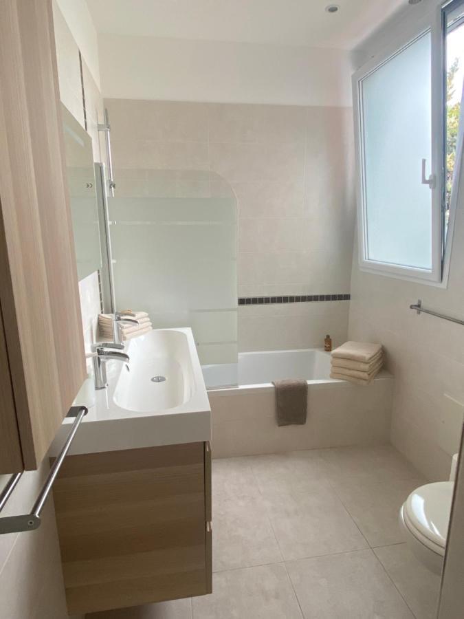 Agreable 3 Pieces Climatise Avec Vue Mer Et Parking Villefranche-sur-Mer Zewnętrze zdjęcie